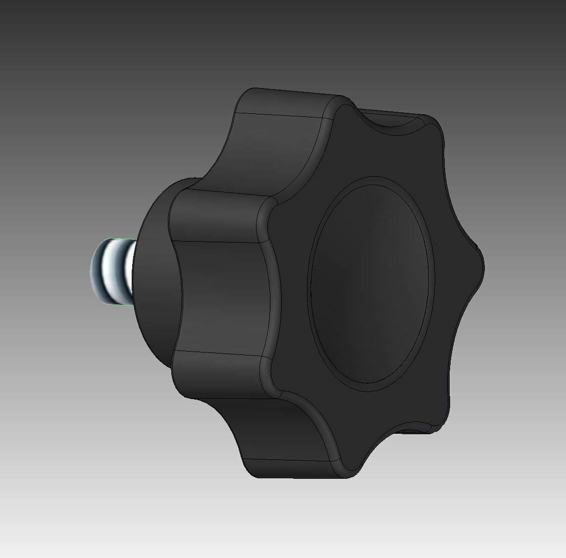 Free STL file Photon Mono X Build Plate Knob・Design to download and 3D print・Cults